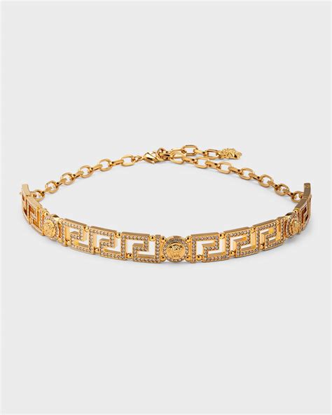 naszyjnik versace medusa|Versace Medusa Choker Necklace with Strass Crystals.